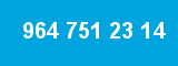964 751 23 14 964 751 23 14